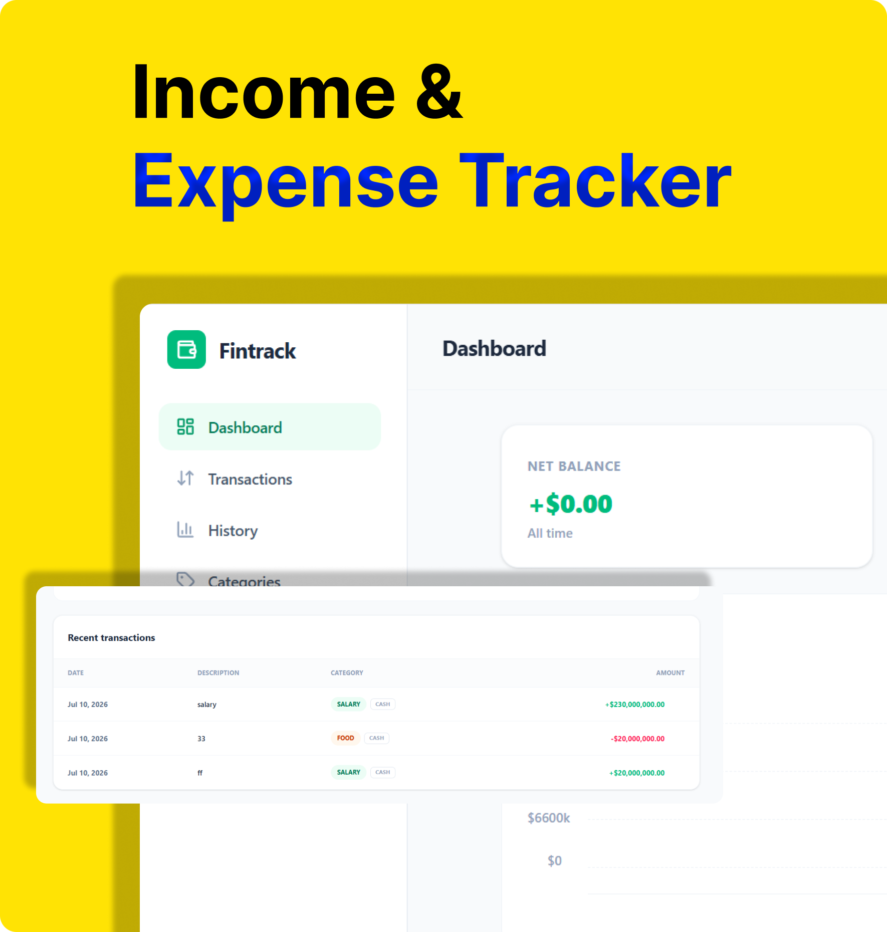 Money management tool preview
