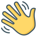 Waving hand emoji welcoming visitors to Hamidul Haque's resume website